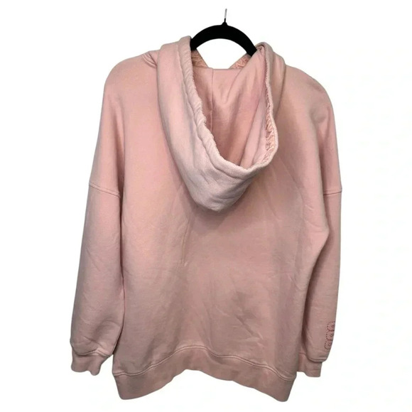 UGG NWT WOMENS SIMONE BOYFRIEND HOODIE SOFT CORAL PINK OVERSIZED STRETCH SIZE XS - Picture 3 of 8